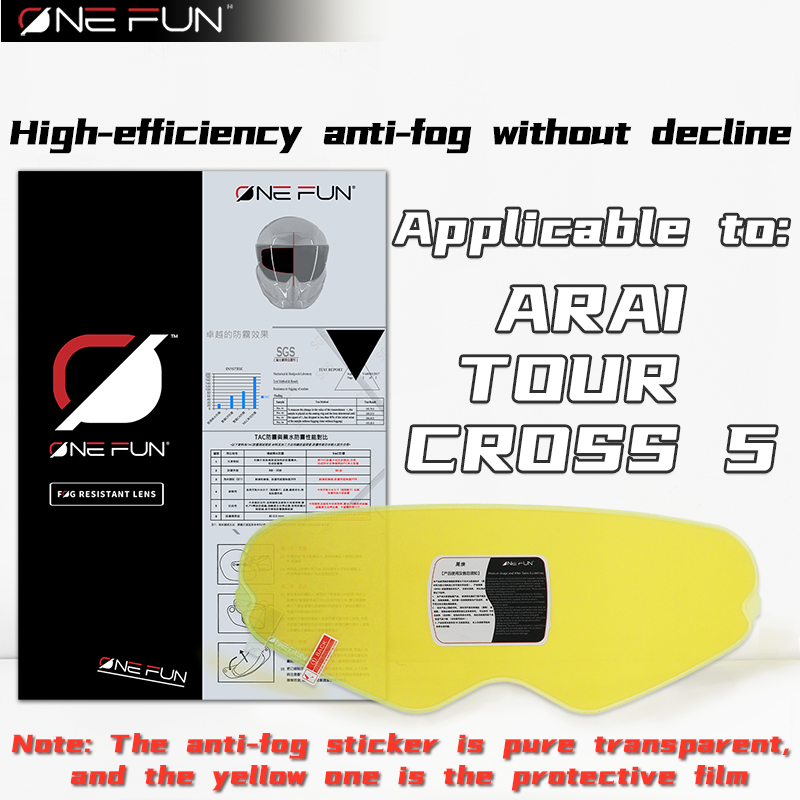 Motorcycle Helmet Anti Fog Pinlock Shield - Anti-Beschlag-Visier für TOUR CROSS V 5,
