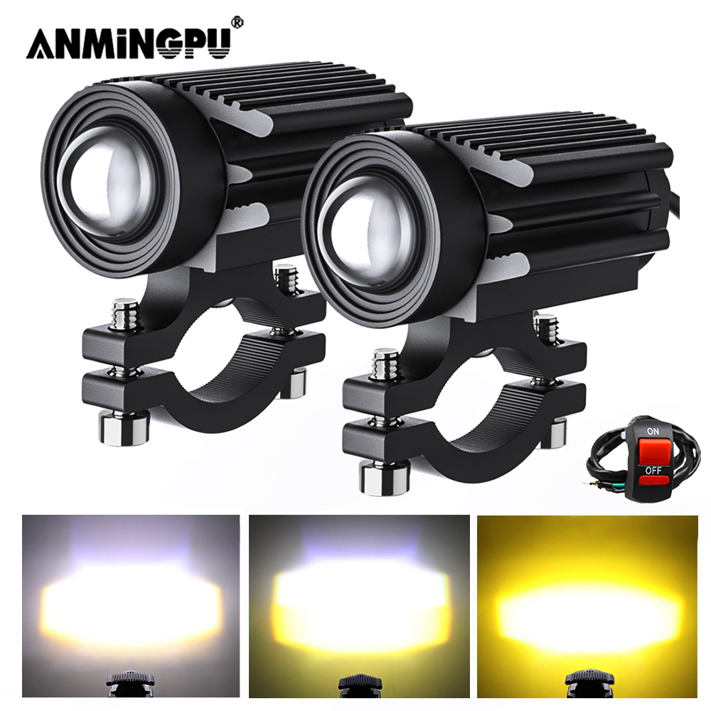 Universal Motorcycle Led Headlight Projector - Motorrad LED Licht Motorrad Zubehör Nebels