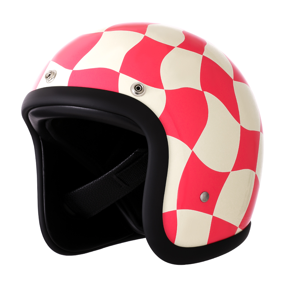 Vintage Open Face Retro Helmet - TT&CO CASCOS Motorradhelm Jet mit neuem