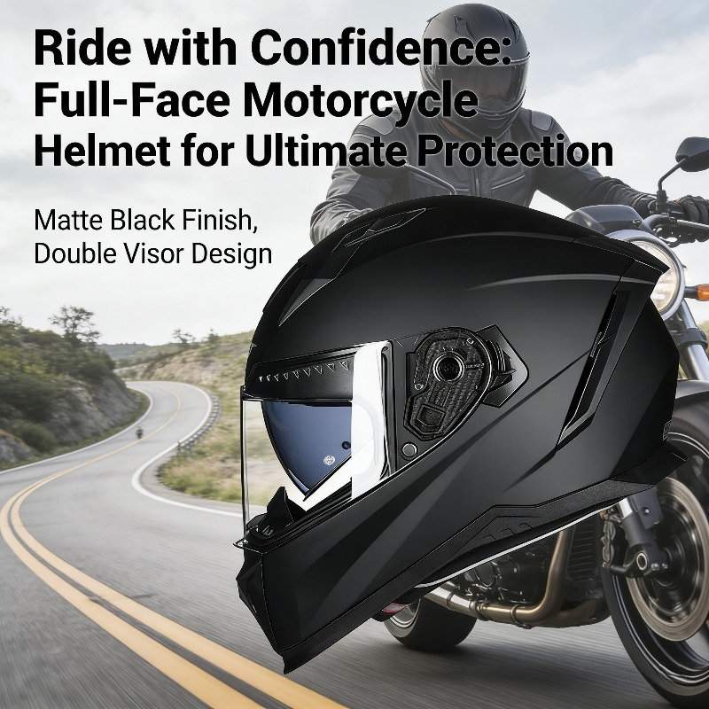 Full Face Motorcycle Helmet With Bluetooth - GXT Integralhelm für Motorräder 3C-Zertifiziert Bluetooth-Kompatibel