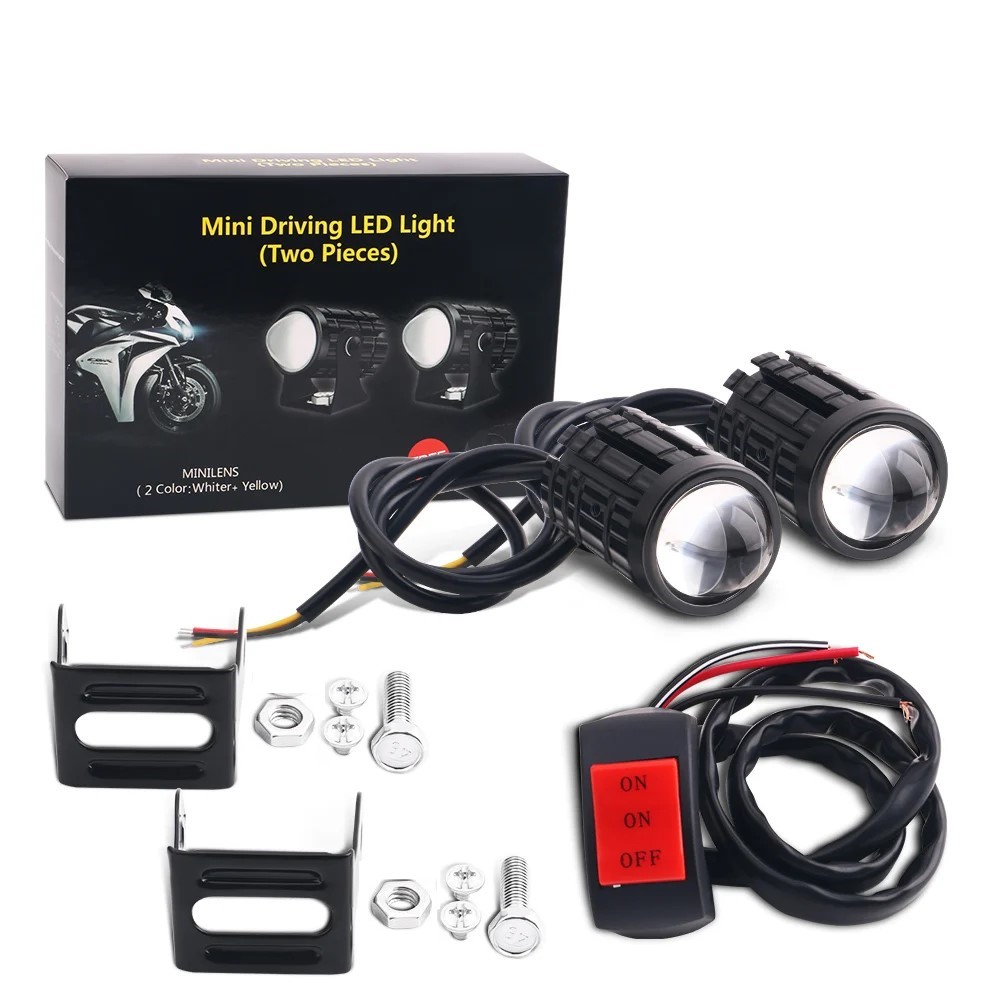 Universal Motorcycle Led Headlight Projector - 1/2PCS Universal Motorrad LED Scheinwerfer Projektor
