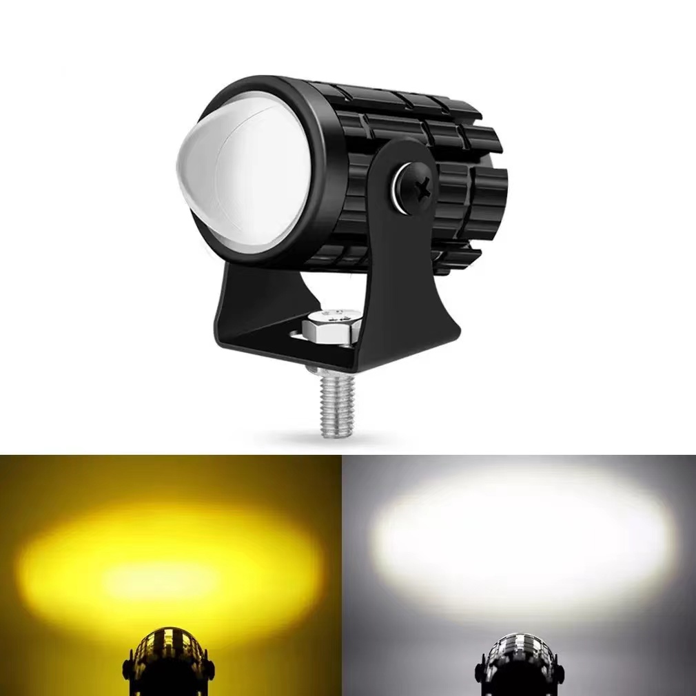 Universal Motorcycle Led Headlight Projector - Universeller Motorrad-LED-Scheinwerfer, Projektorlinse mit zwei Farben