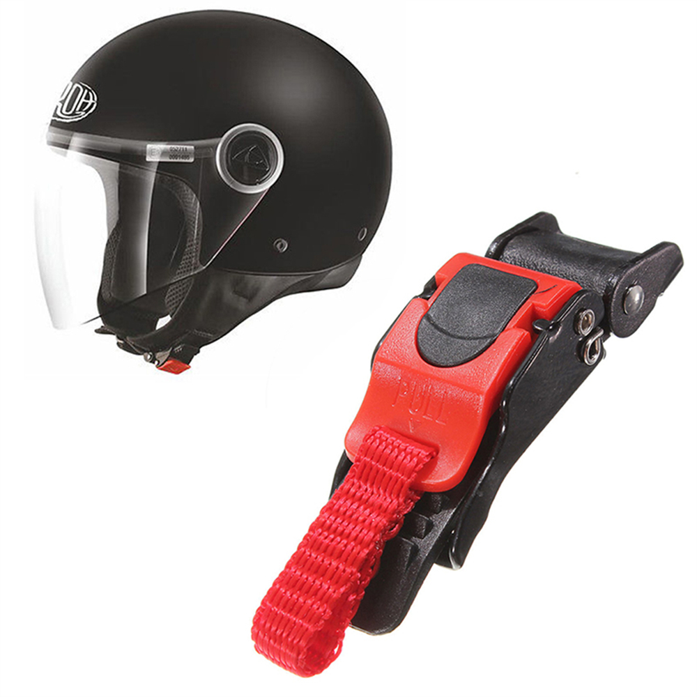 Quick Release Buckle Motorcycle Helmet - Motorrad Motor Fahrrad Helm Kinnriemen Geschwindigkeit