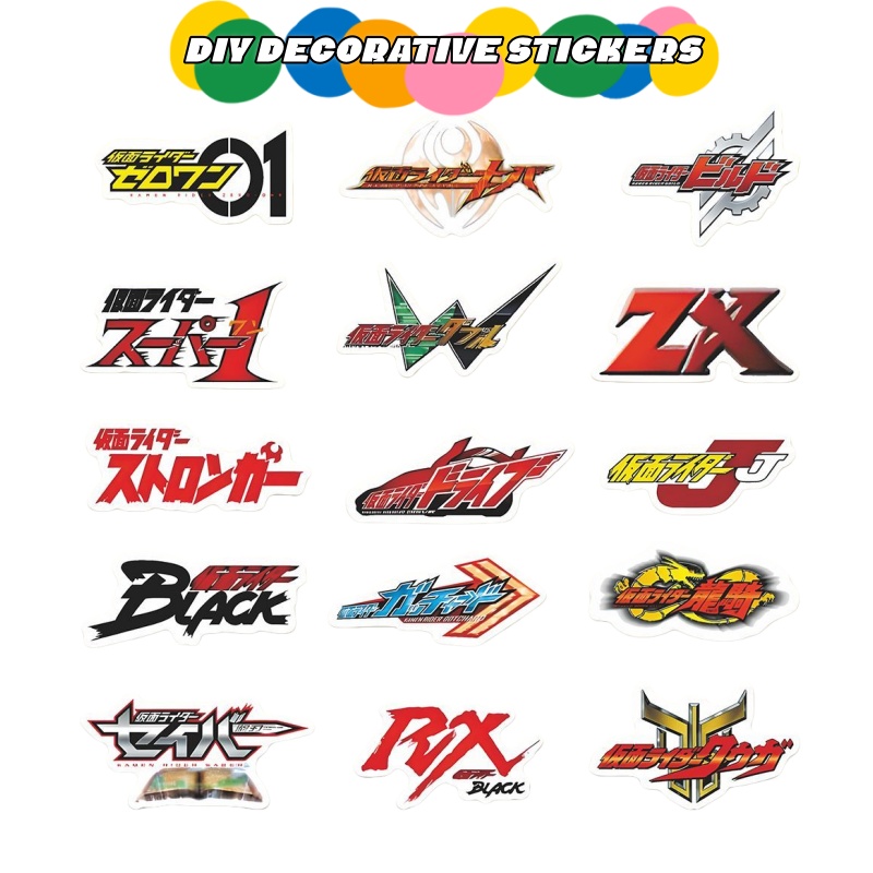 Atv Parts - Neuer Masked Rider Kreativer Persönlichkeits-Icon-Aufkleber Anime