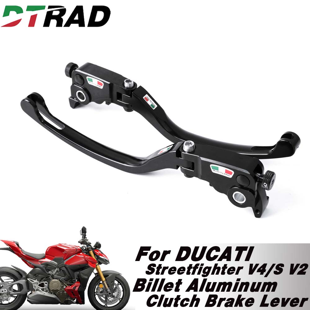 Cnc Aluminum Adjustable Brake Clutch Levers - Für DUCATI Panigale/Streetfighter V4/S V2 2020-2026