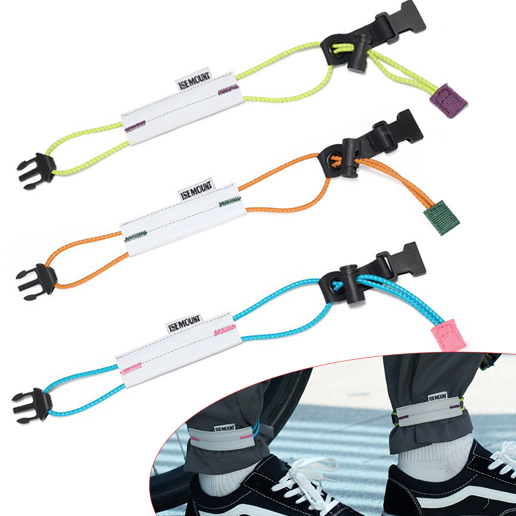 Riding Gear - Reflektierende Fahrradhose mit Verstellbarem Beinclip, Fluoreszierendes