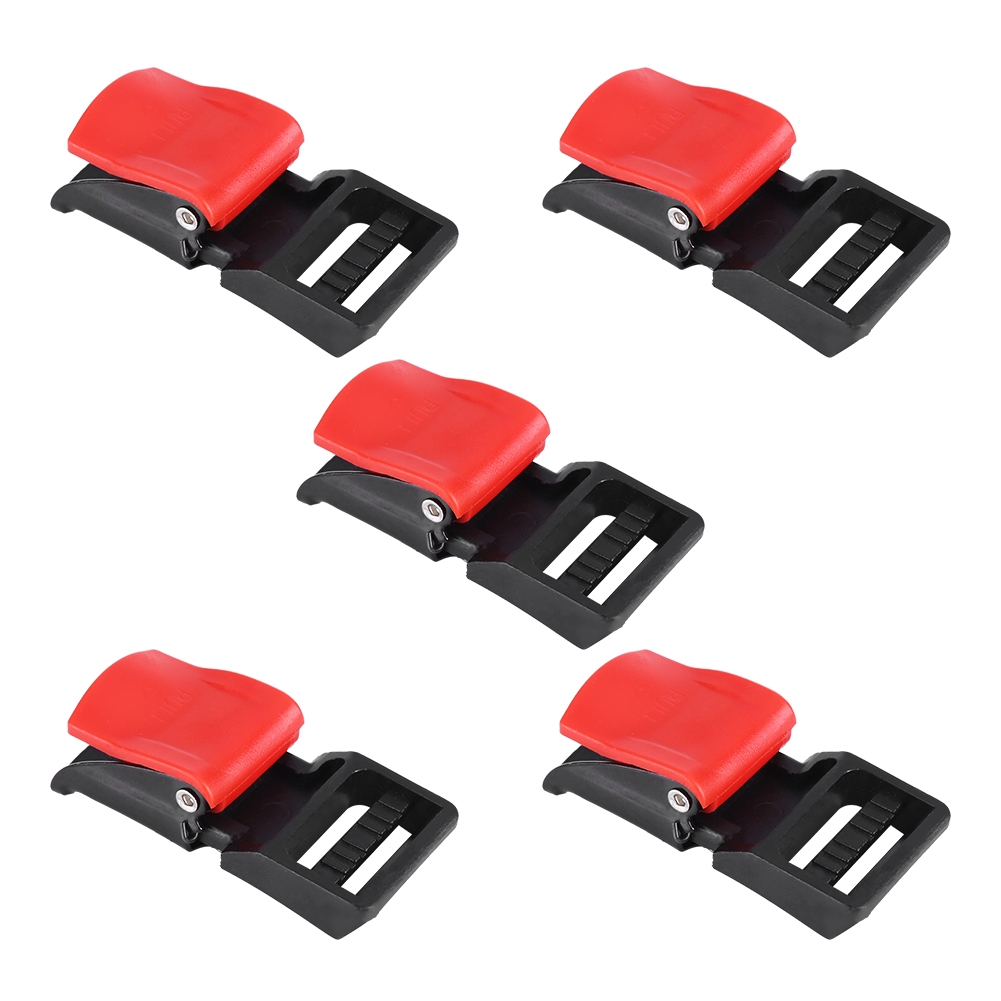 Quick Release Buckle Motorcycle Helmet - 5 Stück Motorradhelm-Clip-Schnallen Kinnriemen Schnellverschluss-Entkupplungsschnalle