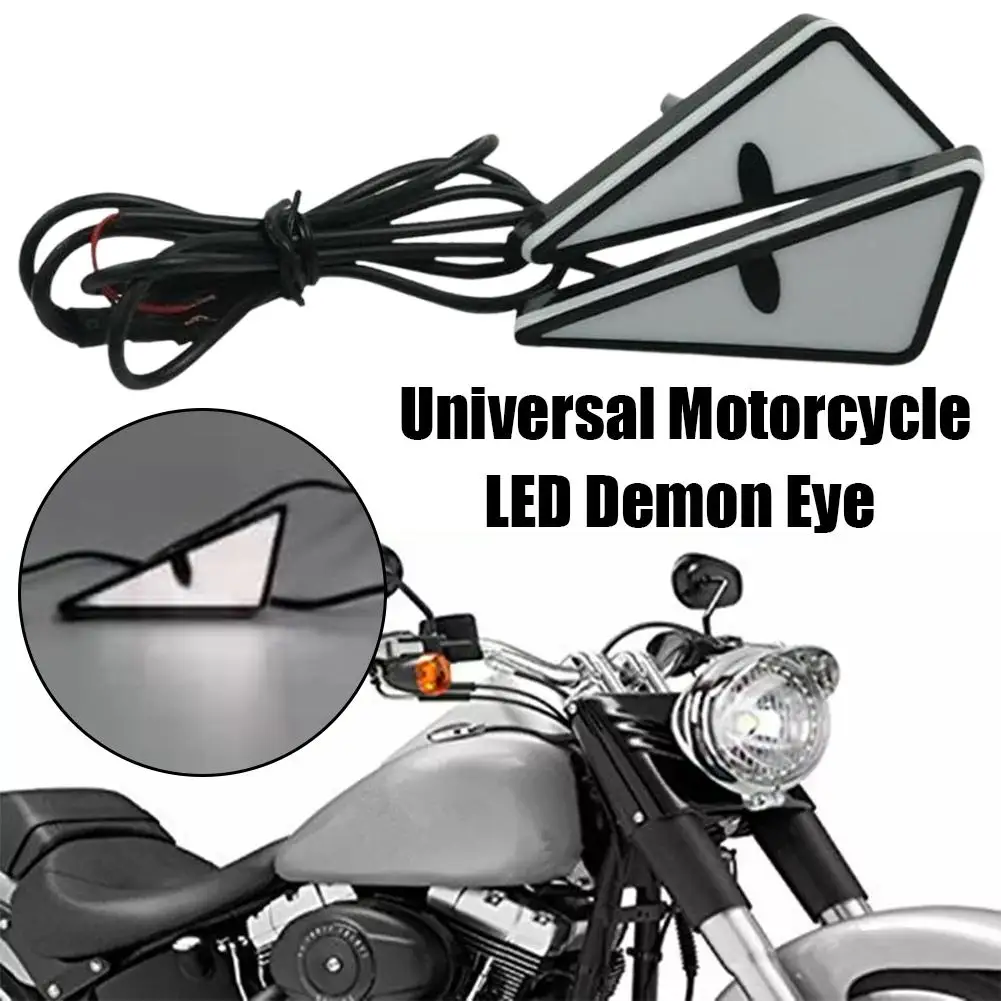 Universal Motorcycle Led Headlight Projector - Universal Motorrad LED Dämon Auge Licht