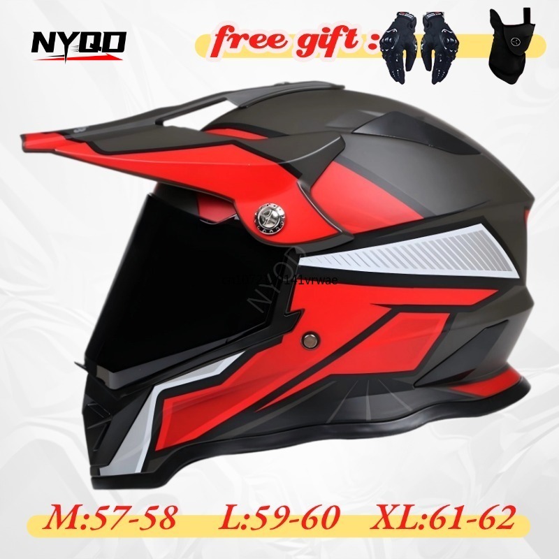 Modular Flip Up Motorcycle Helmet Dot Approved - Motorradhelm mit Doppelvisier, modularer Klapphelm, DOT-zertifiziert,