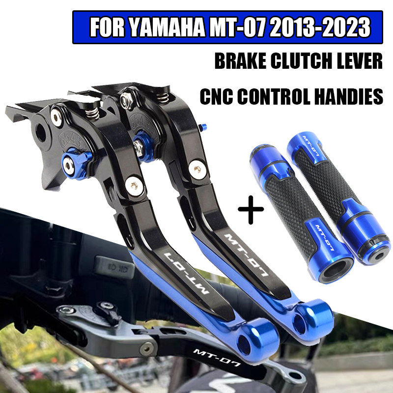 Cnc Aluminum Adjustable Brake Clutch Levers - Für MT-07 FZ-07 MT 07 FZ07