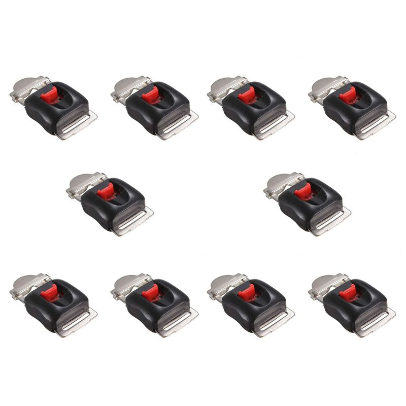 Quick Release Buckle Motorcycle Helmet - Stablize 10X Universal Motorradhelme Clip-Riemen Schnellverschluss-Schnalle