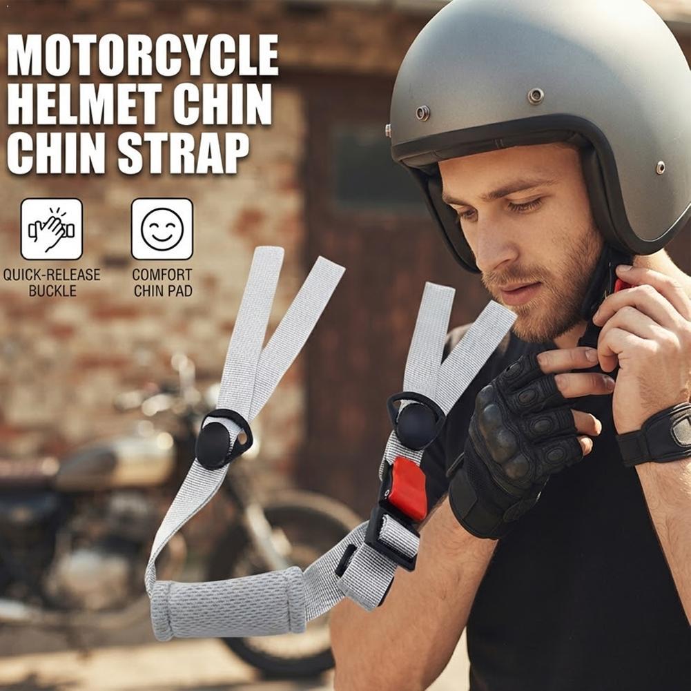 Quick Release Buckle Motorcycle Helmet - Universeller Motorradhelm-Kinnriemen mit Schnellverschluss-Schnalle, Verstellbarer Schnellverschluss