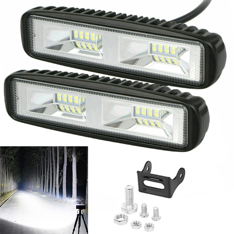 Universal Motorcycle Led Headlight Projector - 48W LED-Arbeitsscheinwerfer für Autos, Hochleistungs-Spotlight, Motorrad-Offroad-LKW-Scheinwerfer,