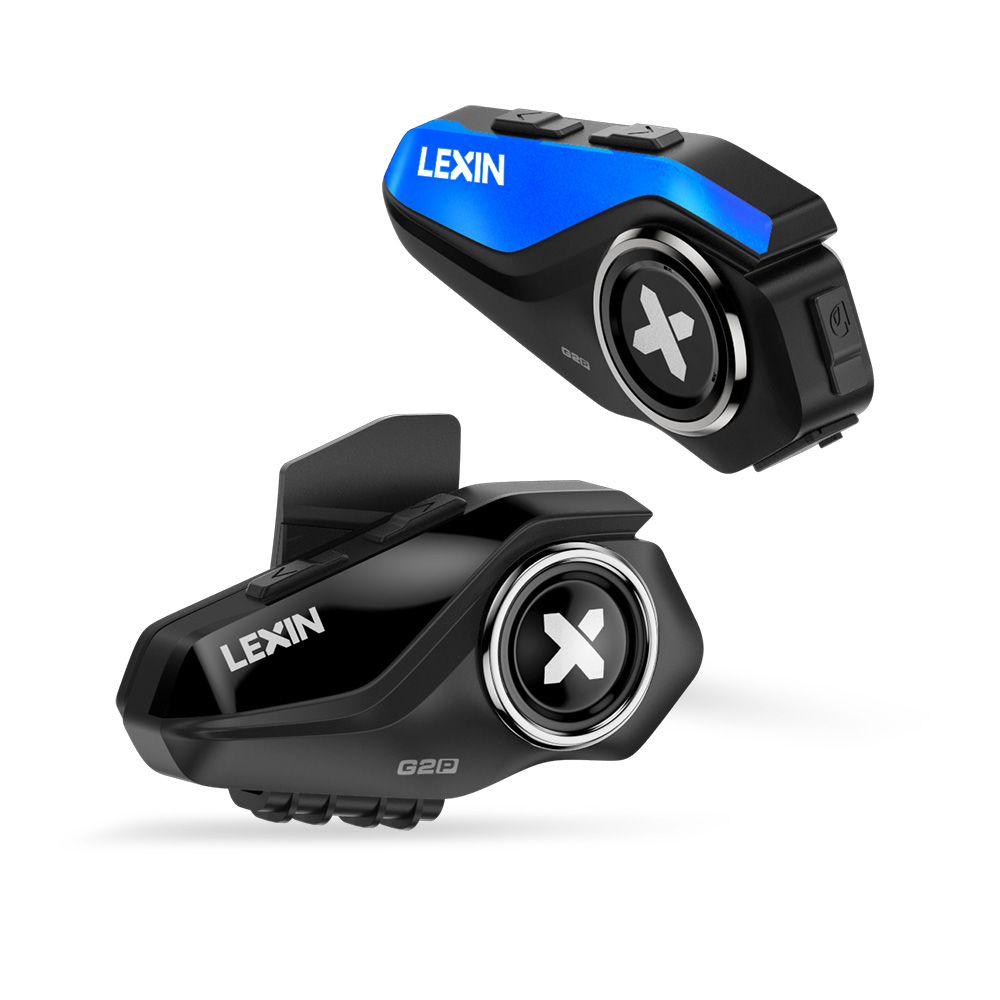Universal Motorcycle Helmet Intercom Headset - Lexin G2P 2er-Set Motorradhelm-Gegensprechanlagen Bluetooth V5.0