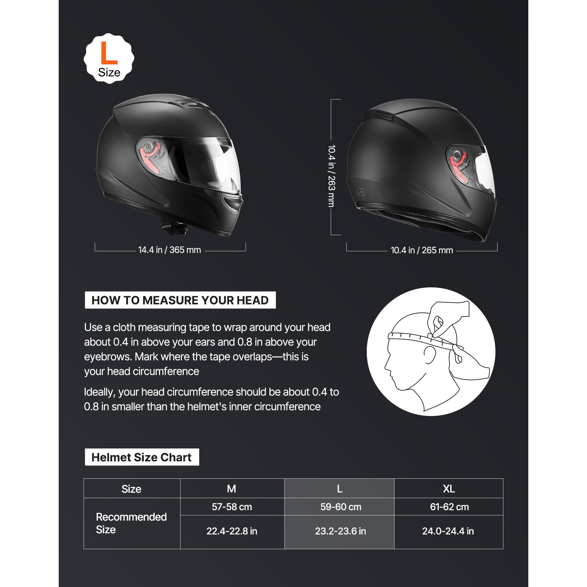 Motorradhelm, Vollgesichtshelm – Dual Visor Motorcycle Racing Helmet Bewertung und Preis