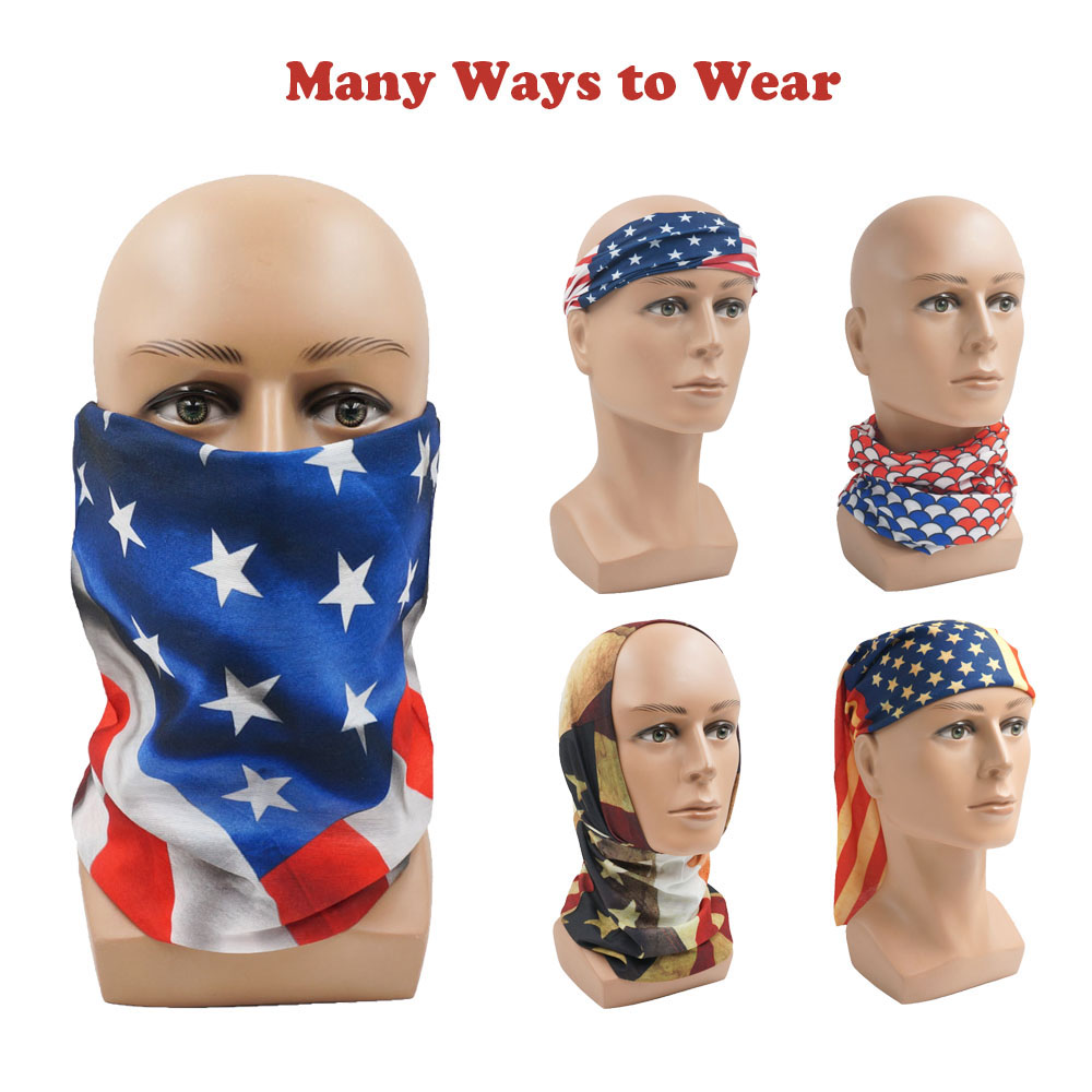 Sonnenschutzschal mit USA-Flag – Riding Gear Bewertung und Preis