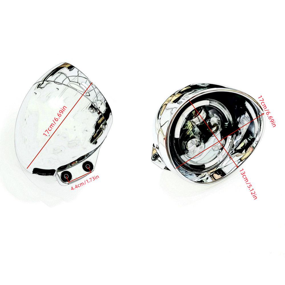 Universeller Retro 12V Motorra – Universal Motorcycle Led Headlight Projector Bewertung und Preis
