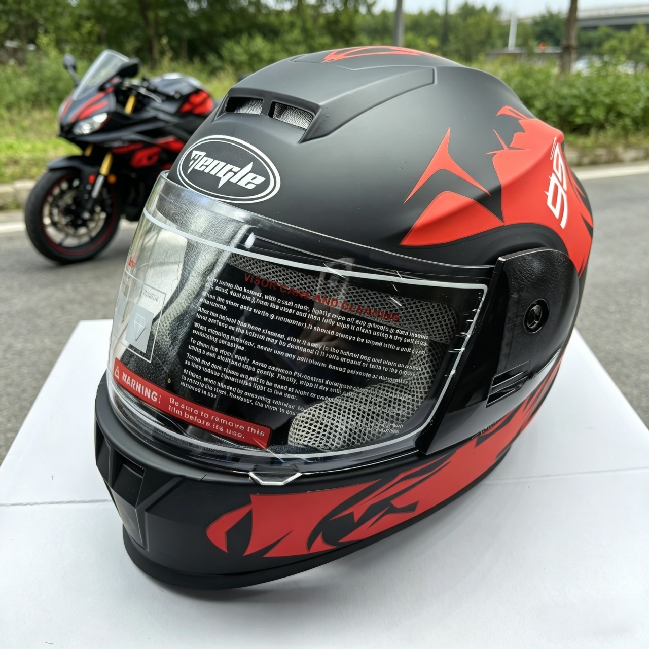 Integralhelm für Motorräder mi – Dual Visor Motorcycle Racing Helmet Bewertung und Preis