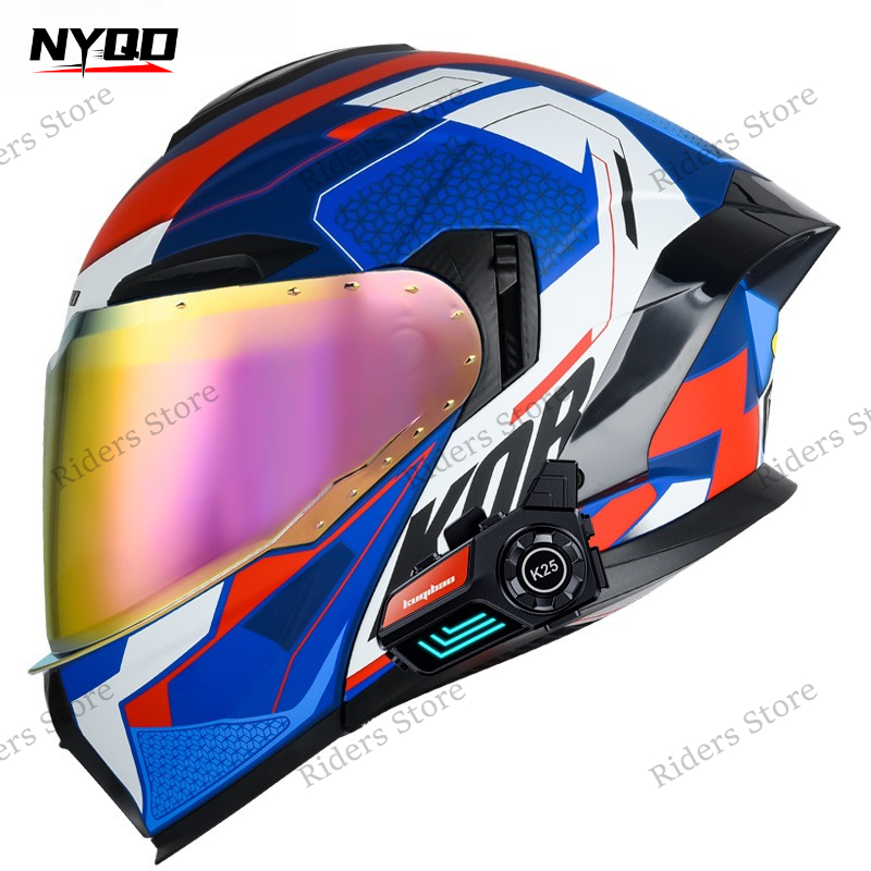 3C-zertifizierter Klapphelm fü – Full Face Motorcycle Helmet With Bluetooth Bewertung und Preis