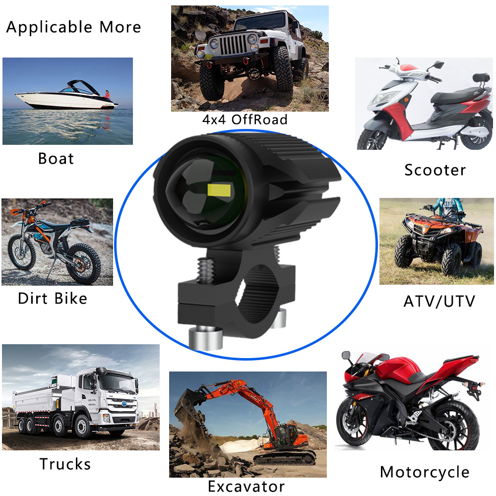 Zusätzliche LED-Scheinwerfer f – Universal Motorcycle Led Headlight Projector Bewertung und Preis