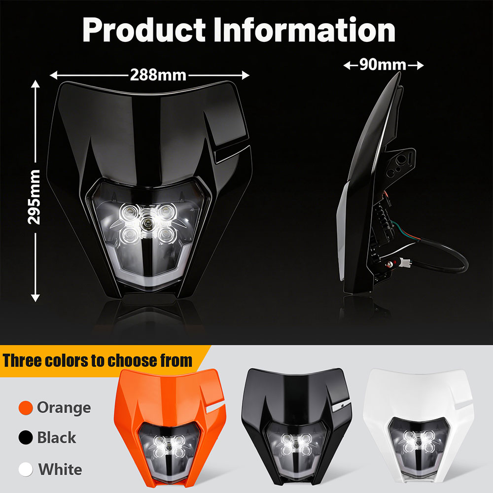 5 LED-Scheinwerfer Universal f – Universal Motorcycle Led Headlight Projector Bewertung und Preis