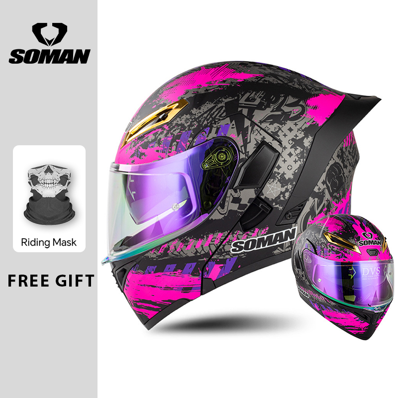 Herren-Motorradhelm, DOT-zugel – Modular Flip Up Motorcycle Helmet Dot Approved Bewertung und Preis
