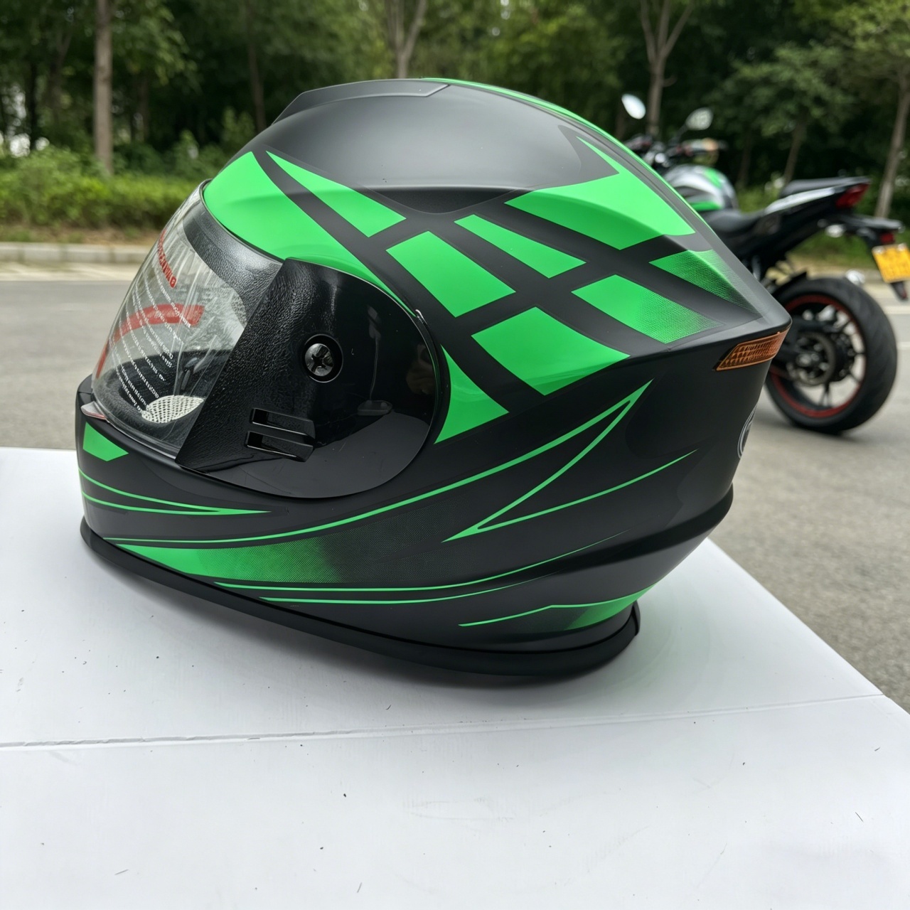 Herren-Motorradhelm mit Vollvi – Dual Visor Motorcycle Racing Helmet Bewertung und Preis