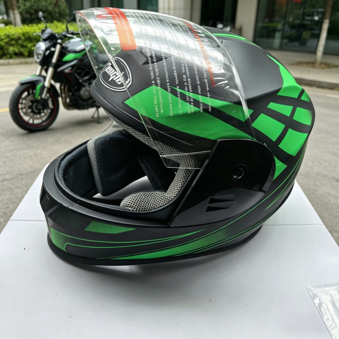 Herren-Motorradhelm mit Vollvi – Dual Visor Motorcycle Racing Helmet Bewertung und Preis