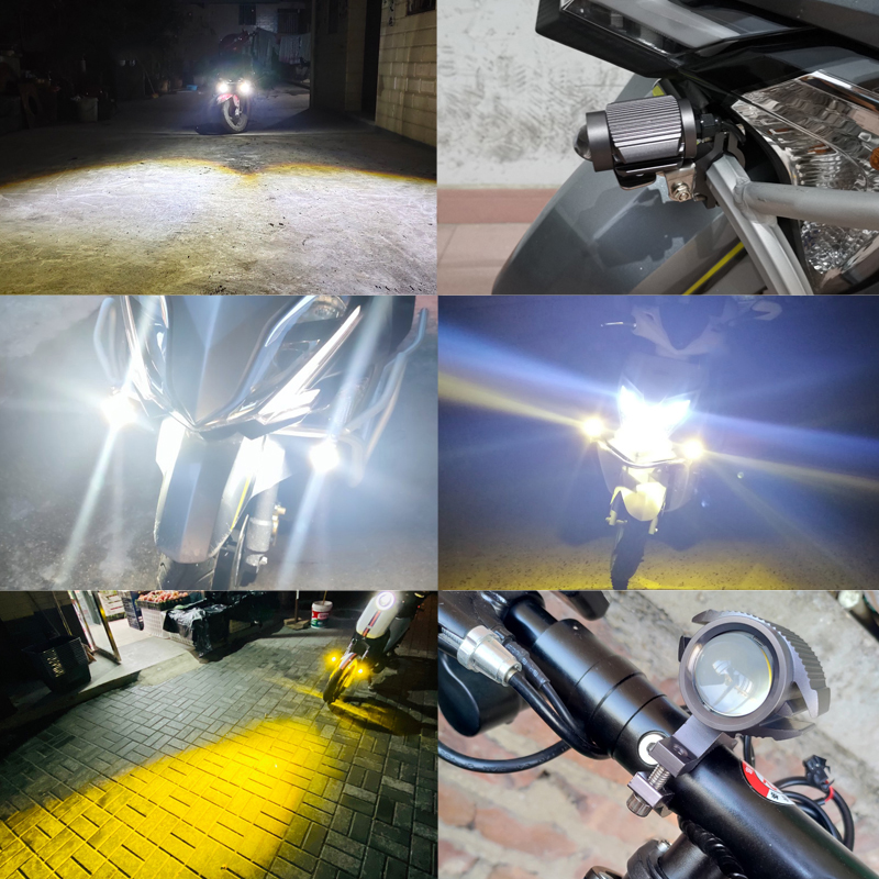 Motorrad LED Licht Motorrad Zu – Universal Motorcycle Led Headlight Projector Bewertung und Preis