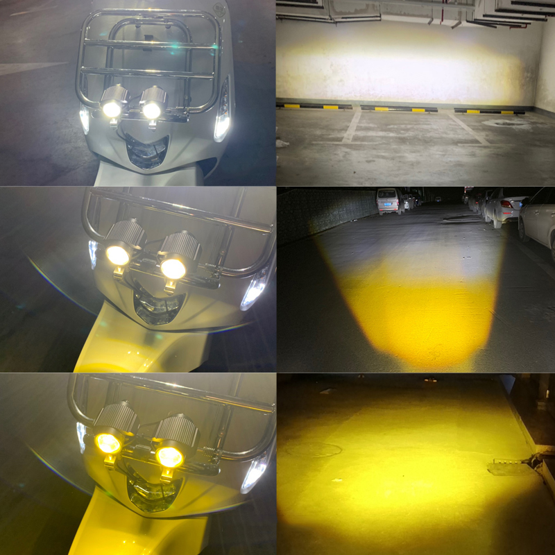 Motorrad LED Licht Motorrad Zu – Universal Motorcycle Led Headlight Projector Bewertung und Preis