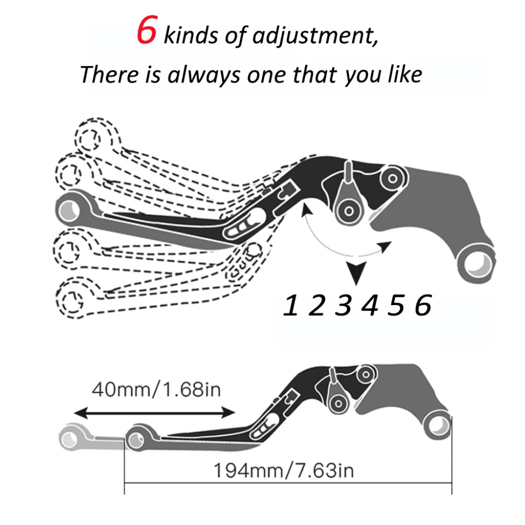 Für KYMCO AK550 2017-2023 Moto – Cnc Aluminum Adjustable Brake Clutch Levers Bewertung und Preis
