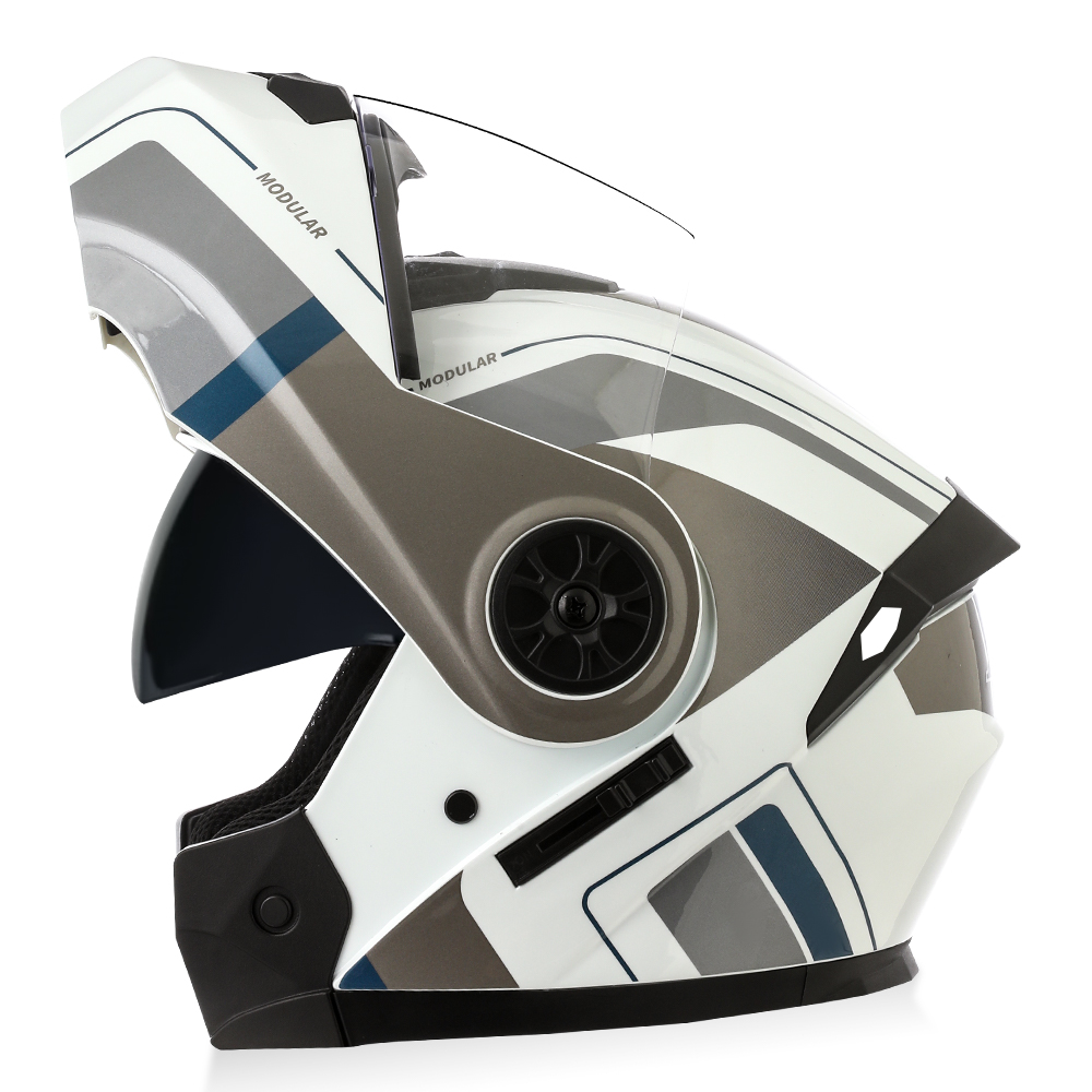 BLD Neue Ankunft Hohe Qualität – Modular Flip Up Motorcycle Helmet Dot Approved Bewertung und Preis