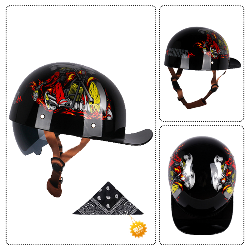 Uchoose Sommer Motorrad Casque – Vintage Open Face Retro Helmet Bewertung und Preis