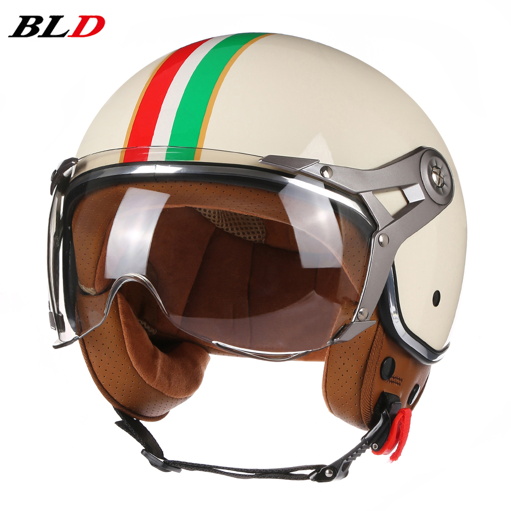 Vintage TT&COCASCOS Motorradhe – Vintage Open Face Retro Helmet Bewertung und Preis