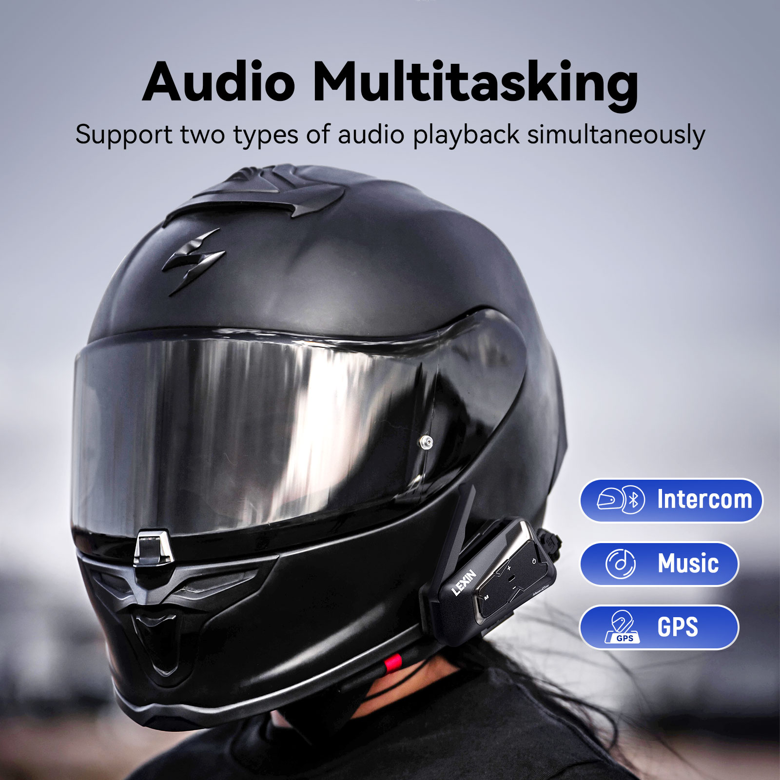 Lexin-Meshcom Motorrad Mesh &  – Universal Motorcycle Helmet Intercom Headset Bewertung und Preis