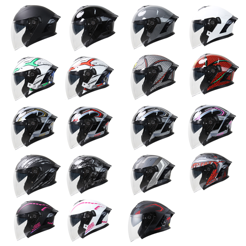 715 Motorrad Dual Visor Flip-U – Dual Visor Motorcycle Racing Helmet Bewertung und Preis