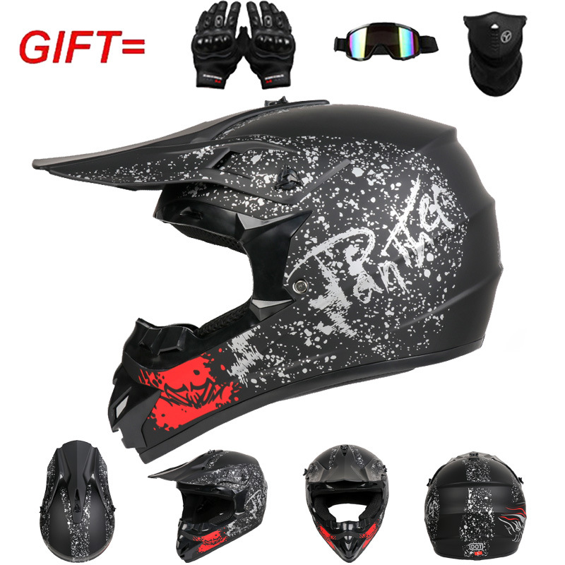 Motorrad Offroad-Helm Vollgesi – Off Road Motocross Helmet Goggles Set Bewertung und Preis