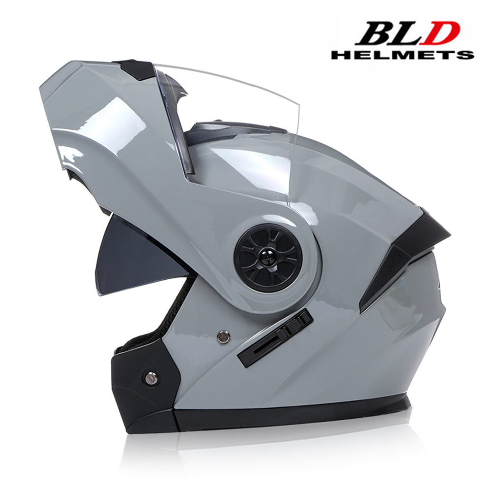 Modularer Doppellinsen-Motorra – Modular Flip Up Motorcycle Helmet Dot Approved Bewertung und Preis