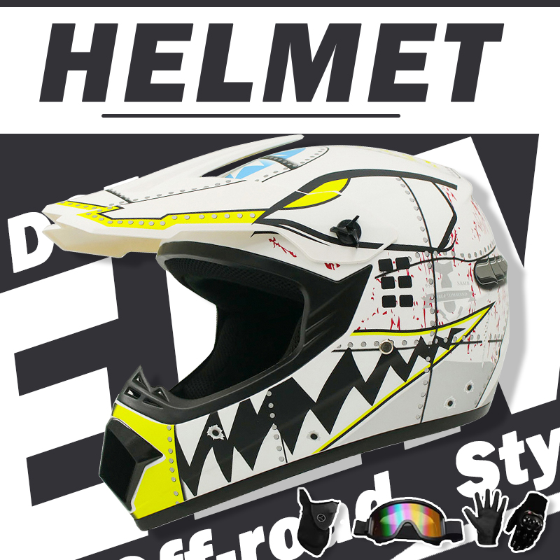 Motocross- und Offroad-Helm-Se – Off Road Motocross Helmet Goggles Set Bewertung und Preis
