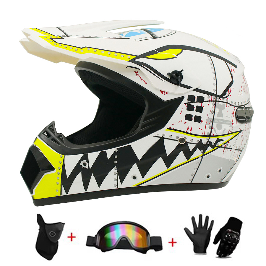 Motocross- und Offroad-Helm-Se – Off Road Motocross Helmet Goggles Set Bewertung und Preis