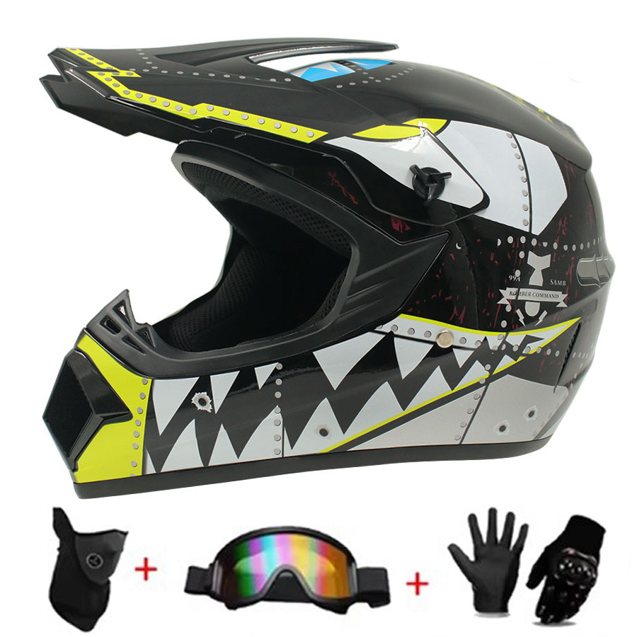 Motocross- und Offroad-Helm-Se – Off Road Motocross Helmet Goggles Set Bewertung und Preis