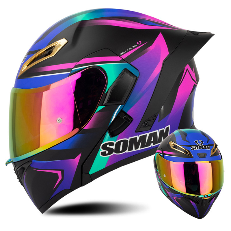 Punkt genehmigt Männer Motorra – Modular Flip Up Motorcycle Helmet Dot Approved Bewertung und Preis