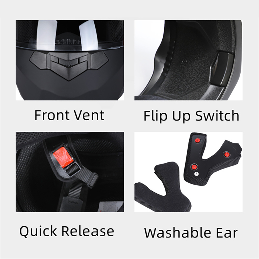 Modularer Motorradhelm Dual Le – Motorcycle Helmet Inner Sun Visor Lens Bewertung und Preis