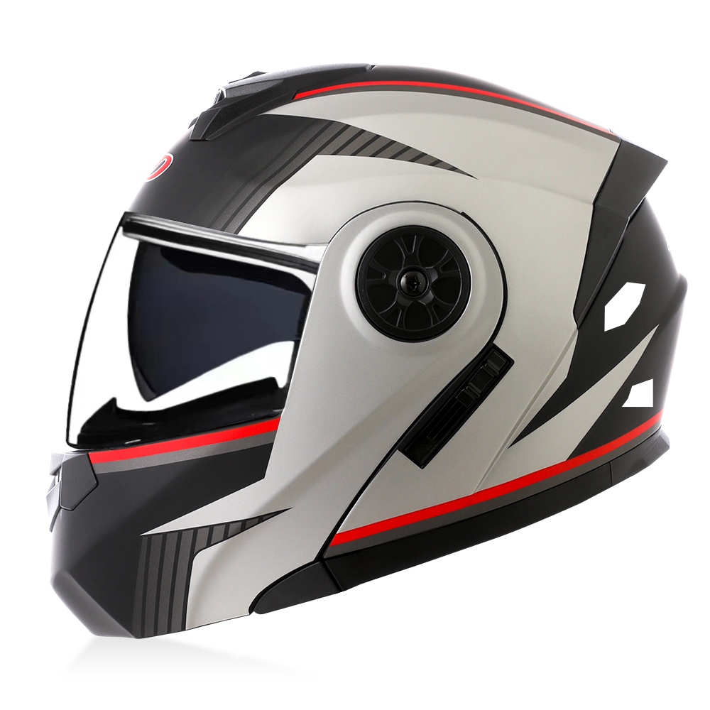 Hochwertiger Modularer Klapphe – Modular Flip Up Motorcycle Helmet Dot Approved Bewertung und Preis