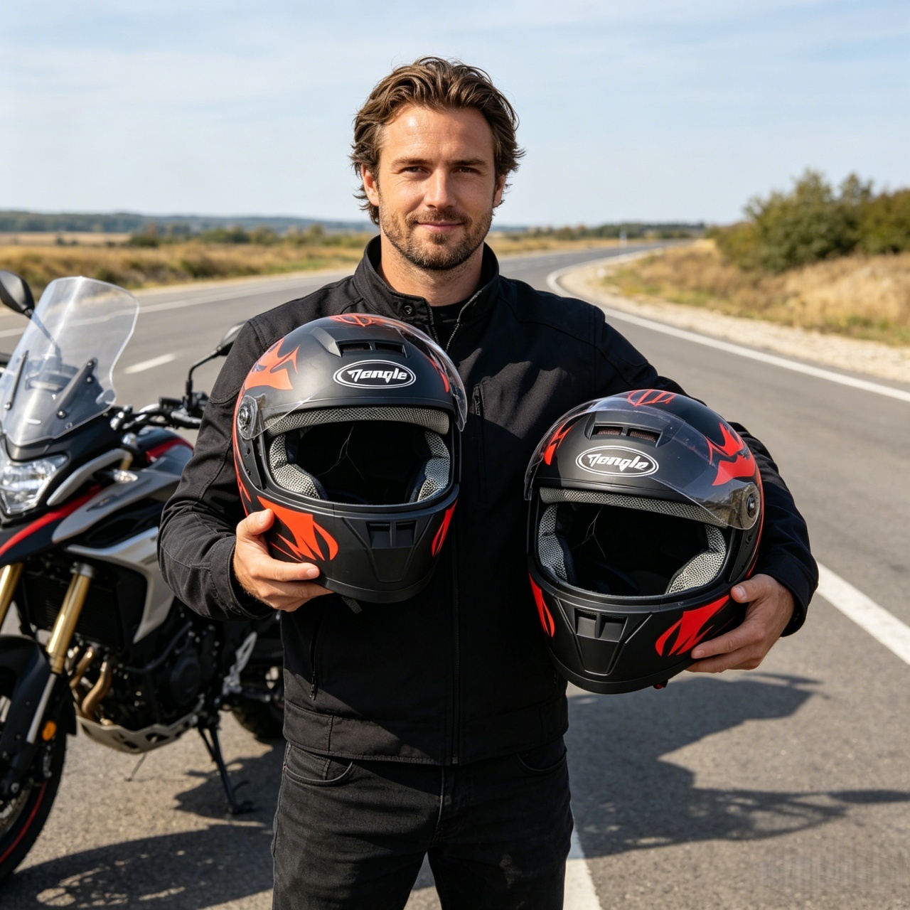 Herren Integralhelm Motorradhe – Dual Visor Motorcycle Racing Helmet Bewertung und Preis