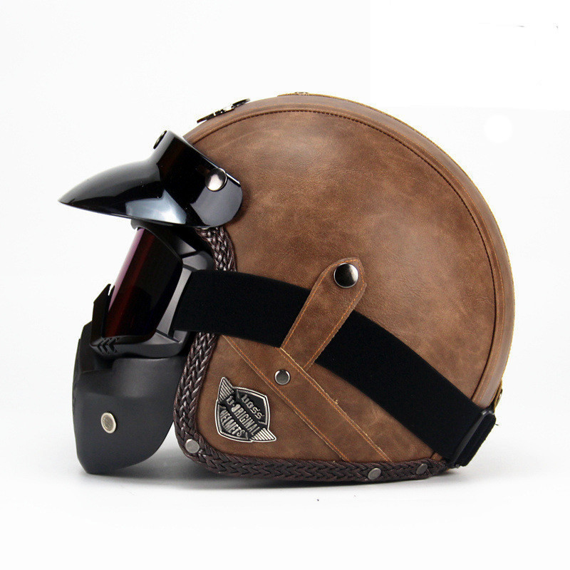 Neue Ankunft Helme Open Gesich – Vintage Open Face Retro Helmet Bewertung und Preis