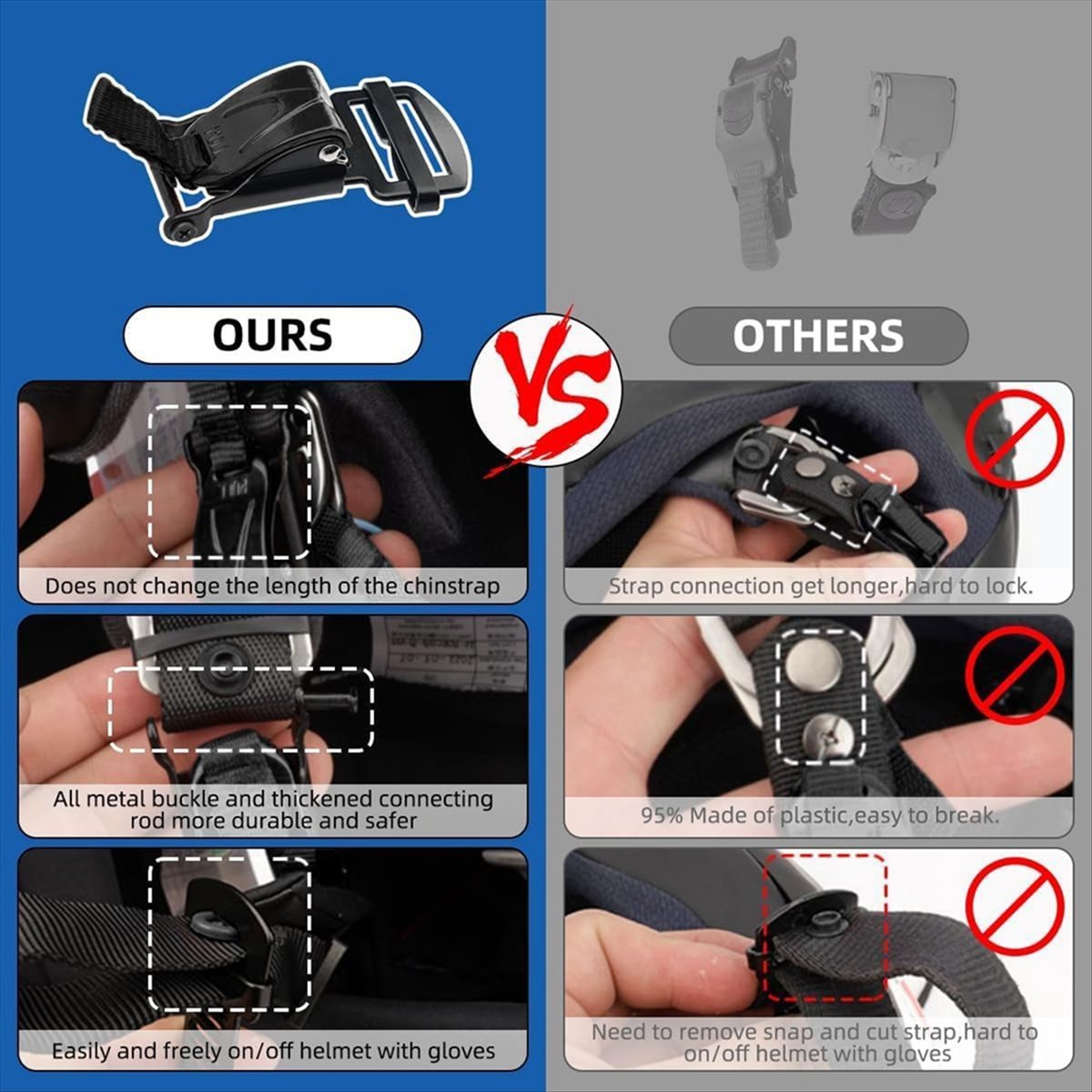 Kompatibles Schnellverschluss- – Quick Release Buckle Motorcycle Helmet Bewertung und Preis