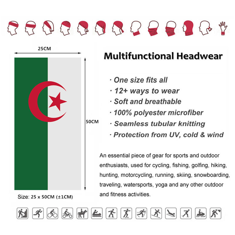 Algerien-Flagge, bedruckt, Ban – Riding Gear Bewertung und Preis