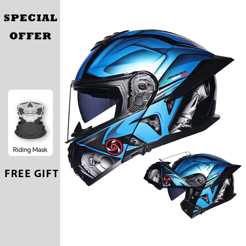 Motorrad Klapphelm Doppelvisie – Dual Visor Motorcycle Racing Helmet Bewertung und Preis