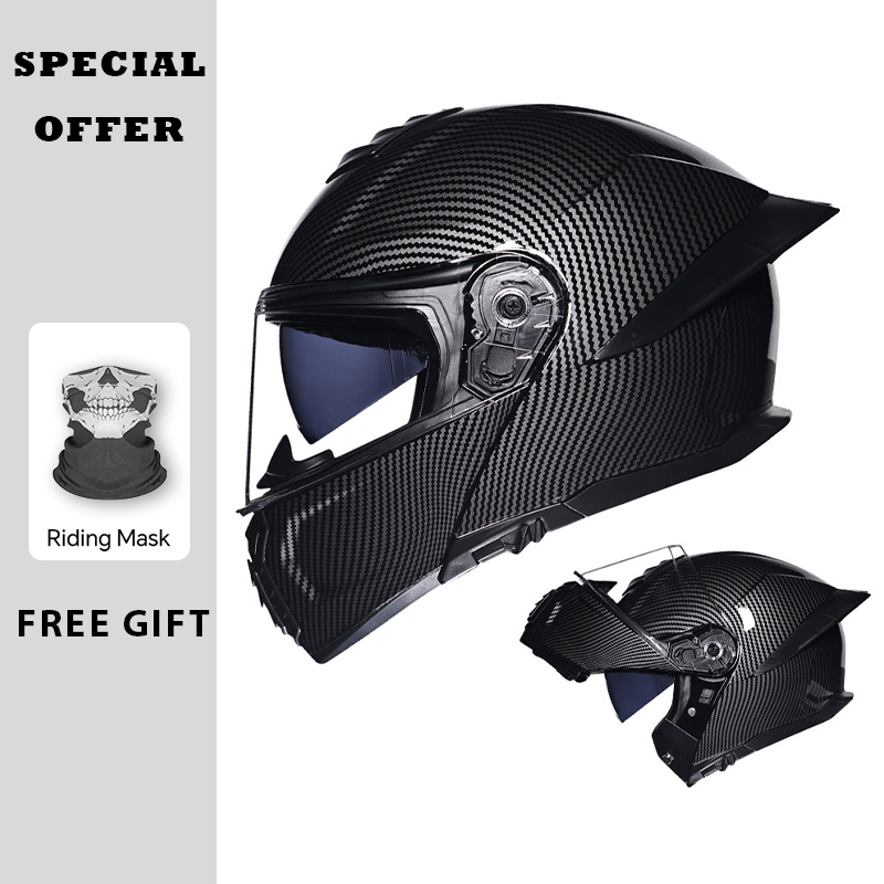 Motorrad Klapphelm Doppelvisie – Dual Visor Motorcycle Racing Helmet Bewertung und Preis